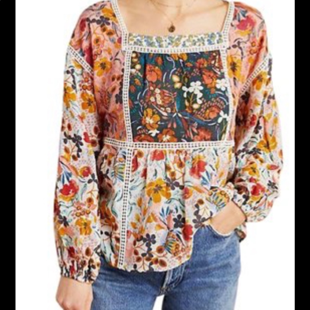 Maeve Nikki Peasant Top